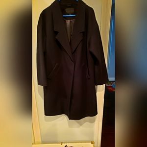 Kendall + Kylie wool overcoat